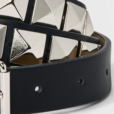 Women's Studded Belt - Wild Fable™ Black 4 Women's Studded Belt - Wild Fable™ Black - Image 2