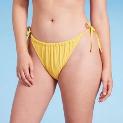 Women's Side-Tie Ultra High Leg Adjustable Coverage Bikini Bottom - Wild Fable™ Yellow 14 Women's Side-Tie Ultra High Leg Adjustable Coverage Bikini Bottom - Wild Fable™ Yellow -Wild Fable Shop GUEST 9f93be20 36fa 4a1d 8e8f ec05d2d6fa7c