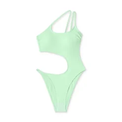 Women's One Shoulder Cut Out One Piece Swimsuit - Wild Fable™ Light Green 11 Women's One Shoulder Cut Out One Piece Swimsuit - Wild Fable™ Light Green -Wild Fable Shop GUEST a0fa35e7 6cf3 4ce4 a7b9 eccdfa004996