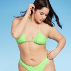 Women's Terry Textured U-Neck Multi-Way Bralette Bikini Top - Wild Fable™ Tropical Green 22 Women's Terry Textured U-Neck Multi-Way Bralette Bikini Top - Wild Fable™ Tropical Green -Wild Fable Shop GUEST a309b754 293d 4983 8e44 cd10635dae70