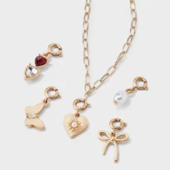 Build Your Own Heart And Butterfly Charm Necklace - Wild Fable™ Gold 9 Build Your Own Heart And Butterfly Charm Necklace - Wild Fable™ Gold -Wild Fable Shop GUEST a367456c 57b8 45c5 b888 1dbd43d01c60