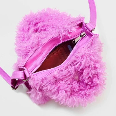 Fur Mini Value Tote Crossbody Bag - Wild Fable™ Pink 6 Fur Mini Value Tote Crossbody Bag - Wild Fable™ Pink - Image 4