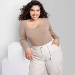 Women's Long Sleeve Scoop Neck T-Shirt - Wild Fable™ 11 Women's Long Sleeve Scoop Neck T-Shirt - Wild Fable™ -Wild Fable Shop GUEST a5dd652b 0e77 4f7f a8cd c1cf4b55d56a