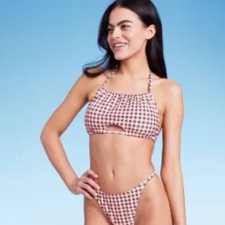 Women's Cut Out High Neck Bikini Top - Wild Fable™ Multi Check Print 16 Women's Cut Out High Neck Bikini Top - Wild Fable™ Multi Check Print -Wild Fable Shop GUEST a69dca72 250c 458a b6cd 222df6076fc8