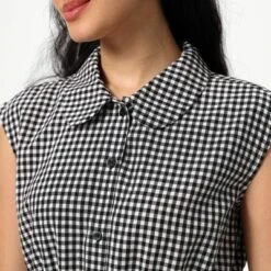 Women's Mini Cap Sleeve Elastic Waistband Mini Dress - Wild Fable™ Black Gingham 10 Women's Mini Cap Sleeve Elastic Waistband Mini Dress - Wild Fable™ Black Gingham -Wild Fable Shop GUEST a6bea334 b22a 46fc 8a00 57e72485d886