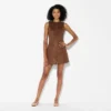 Women's Faux Suede Button-Front Mini A-Line Dress - Wild Fable™ Brown 2 Women's Faux Suede Button-Front Mini A-Line Dress - Wild Fable™ Brown -Wild Fable Shop GUEST ac0e6213 ecb4 4495 a527 5f6aa3b4417d