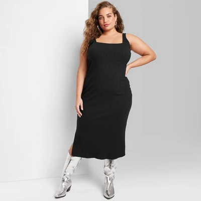 Women's Knit Midi Bodycon Dress - Wild Fable™ 6 Women's Knit Midi Bodycon Dress - Wild Fable™ - Image 4