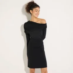 Women's Off-Shoulder Draped Dress - Wild Fable™ Black 6 Women's Off-Shoulder Draped Dress - Wild Fable™ Black -Wild Fable Shop GUEST b0b45dcd dfb4 4229 bace 8a5ace12e7d7