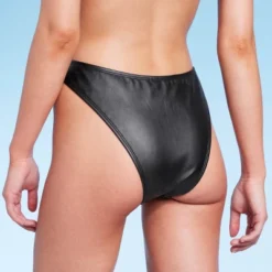 Women's Faux Leather High Leg Extra Cheeky Bikini Bottom - Wild Fable™ Black 12 Women's Faux Leather High Leg Extra Cheeky Bikini Bottom - Wild Fable™ Black -Wild Fable Shop GUEST b242471f 96fe 4a46 a858 4f1d472ddd5d