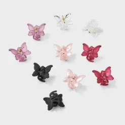 Butterfly Claw Hair Clip Set 10pc - Wild Fable™ Red/Light Pink/Black 7 Butterfly Claw Hair Clip Set 10pc - Wild Fable™ Red/Light Pink/Black -Wild Fable Shop GUEST b521e7f9 481d 4bf7 9d0f ae1e9565c7e6