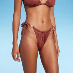 Women's Side-Tie Adjustable Extra High Leg Lurex Plisse Textured Bikini Bottom - Wild Fable™ 14 Women's Side-Tie Adjustable Extra High Leg Lurex Plisse Textured Bikini Bottom - Wild Fable™ -Wild Fable Shop GUEST b5eb4449 84e1 45d3 acac 1436466cfa2e