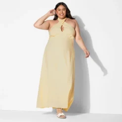 Women's Maxi A-Line Dress - Wild Fable™ Yellow 7 Women's Maxi A-Line Dress - Wild Fable™ Yellow -Wild Fable Shop GUEST b74990e1 5f90 4a3c 84c2 bf2b98255469