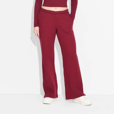 Women's High-Rise Straight Leg Sweatpants - Wild Fable™ 3 Women's High-Rise Straight Leg Sweatpants - Wild Fable™