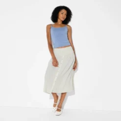 Women's Maxi Dropwaist Button-Front Skirt - Wild Fable™ Off-White 8 Women's Maxi Dropwaist Button-Front Skirt - Wild Fable™ Off-White -Wild Fable Shop GUEST c08aeb12 960a 4903 b770 9843bf64eb15