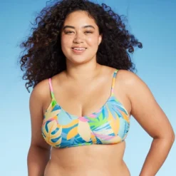 Women's Scoop Neck Bralette Bikini Top - Wild Fable™ Multi Tropical Print 12 Women's Scoop Neck Bralette Bikini Top - Wild Fable™ Multi Tropical Print -Wild Fable Shop GUEST c171c0eb fb26 4f3c a030 a95c932943d3