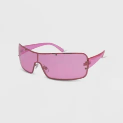 Women's Rimless Wrap Shield Sunglasses - Wild Fableā¢