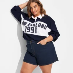 Women's Foundational Curvy Heritage Denim Shorts - Wild Fable™ Dark Wash 9 Women's Foundational Curvy Heritage Denim Shorts - Wild Fable™ Dark Wash -Wild Fable Shop GUEST c22e0145 ac35 4f17 b785 69f13b1f97b4