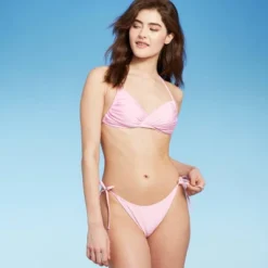 Women's Side-Tie Scoop Front High Leg Cheeky Bikini Bottom - Wild Fable™ Light Pink Lurex 10 Women's Side-Tie Scoop Front High Leg Cheeky Bikini Bottom - Wild Fable™ Light Pink Lurex -Wild Fable Shop GUEST c4c9c03f b1fb 4a4c b667 4fb47f651eba