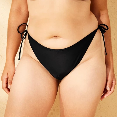 Women's Thin Strap Low-Rise High Leg Cheeky Bikini Bottom - Wild Fable™ 5 Women's Thin Strap Low-Rise High Leg Cheeky Bikini Bottom - Wild Fable™ - Image 3