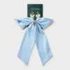 Butterfly Heart Bow Charm Hair Barrette - Wild Fable™ Light Blue/Gold