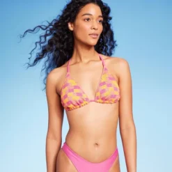 Women's Space Dye Crochete Triangle Bikini Top - Wild Fable™ Orange/Magenta 15 Women's Space Dye Crochete Triangle Bikini Top - Wild Fable™ Orange/Magenta -Wild Fable Shop GUEST c593c657 1607 4e0e bb41 5b336b5f14fb