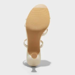 Women's Brodie Charm Strappy Heels With Memory Foam Insole - Wild Fable™ Ivory -Wild Fable Shop GUEST c5e23be0 3b8f 4593 80c8 88f52ad51e66