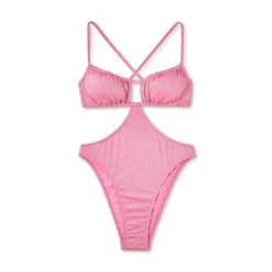 Women's Cut Out One Piece Swimsuit - Wild Fable™ Pink Lurex 11 Women's Cut Out One Piece Swimsuit - Wild Fable™ Pink Lurex -Wild Fable Shop GUEST c67d1a84 af54 43b9 aea3 5f7d1c0bb3b6