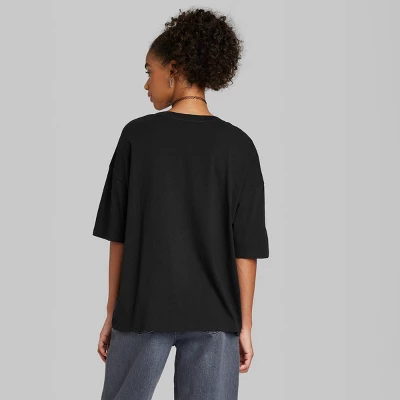 Women's Short Sleeve Relaxed Fit V-Neck T-Shirt - Wild Fable™ 4 Women's Short Sleeve Relaxed Fit V-Neck T-Shirt - Wild Fable™ - Image 2