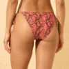 Women's Snake Skin Print Low-Rise Extra High Leg Extra Cheeky Side-Tie Bikini Bottom - Wild Fable™ Red