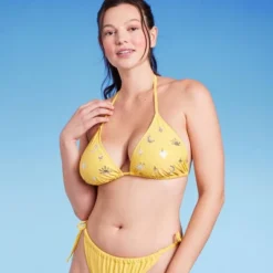 Women's Sequin Detail Triangle Bikini Top - Wild Fable™ Yellow 11 Women's Sequin Detail Triangle Bikini Top - Wild Fable™ Yellow -Wild Fable Shop GUEST cd600136 4ac3 4d14 b822 560adbf5c194
