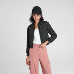 Women's Quilted Bomber Jacket - Wild Fable™ 12 Women's Quilted Bomber Jacket - Wild Fable™ -Wild Fable Shop GUEST ce6f0f2f 3448 45b0 8a2b fc1fab9bbef6