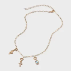 Build Your Own Cross And Rose Charm Necklace - Wild Fable™ Gold 7 Build Your Own Cross And Rose Charm Necklace - Wild Fable™ Gold -Wild Fable Shop GUEST d0e0c6a0 9ed4 49ea 867e f1de9b140fa9