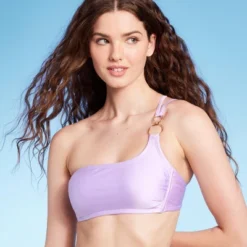 Women's Ring Detail One Shoulder Bralette Bikini Top - Wild Fable™ Shiny Light Purple 10 Women's Ring Detail One Shoulder Bralette Bikini Top - Wild Fable™ Shiny Light Purple -Wild Fable Shop GUEST d235b23a dd4a 4f2d a41c 13b8b3ad5dec