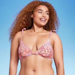Women's Shoulder Tie Bralette Bikini Top - Wild Fable™ Peach Paisley Print 11 Women's Shoulder Tie Bralette Bikini Top - Wild Fable™ Peach Paisley Print -Wild Fable Shop GUEST d48c23a4 3eac 4455 bcf3 1b1eb0e81c73