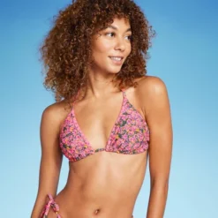 Women's Crochet Trim Triangle Bikini Top - Wild Fable™ Pink Floral Print 10 Women's Crochet Trim Triangle Bikini Top - Wild Fable™ Pink Floral Print -Wild Fable Shop GUEST d6af114f bcb2 4d6f 914f 93d328fb83fb