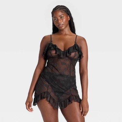 Women's Ruffle Lace Slip Dress - Wild Fable™ 4 Women's Ruffle Lace Slip Dress - Wild Fable™ - Image 3