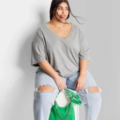 Women's Short Sleeve Relaxed Fit V-Neck T-Shirt - Wild Fable™ 11 Women's Short Sleeve Relaxed Fit V-Neck T-Shirt - Wild Fable™ -Wild Fable Shop GUEST de2f8a46 b446 4432 bdf2 c15fe5d5e799