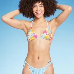 Women's Mixed Icon Crochet Triangle Bikini Top - Wild Fable™ Blue 11 Women's Mixed Icon Crochet Triangle Bikini Top - Wild Fable™ Blue -Wild Fable Shop GUEST e81548ac 48ef 43e8 bf10 cff1a0d511ef
