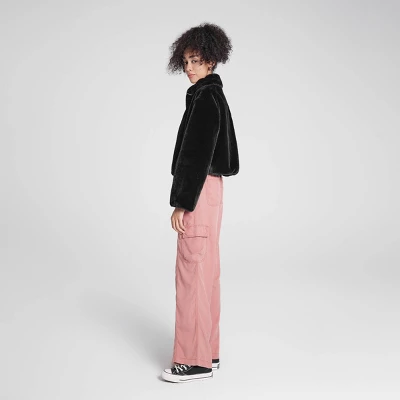 Women's Zip-Front Faux Fur Jacket - Wild Fable™ 6 Women's Zip-Front Faux Fur Jacket - Wild Fable™ - Image 4