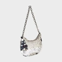 Slouchy Sequin Hobo Shoulder Handbag - Wild Fable™ Silver 8 Slouchy Sequin Hobo Shoulder Handbag - Wild Fable™ Silver -Wild Fable Shop GUEST ea351934 d8b8 4d96 8647 adcb7ea4d512