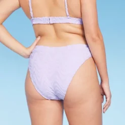 Women's Wavy Terry Textured Mid-Waist Ultra High Leg Cheeky Bikini Bottom - Wild Fable™ Lilac Purple 13 Women's Wavy Terry Textured Mid-Waist Ultra High Leg Cheeky Bikini Bottom - Wild Fable™ Lilac Purple -Wild Fable Shop GUEST ed20528a ebb7 41db adea 102eafbebe9c