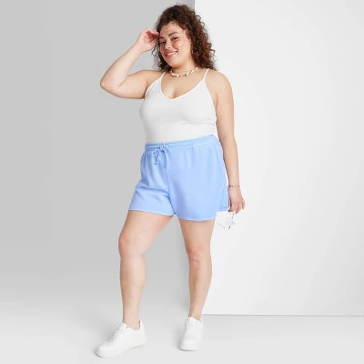 Women's Mid-Rise Pull-On Fleece Shorts - Wild Fable™ 6 Women's Mid-Rise Pull-On Fleece Shorts - Wild Fable™ - Image 4