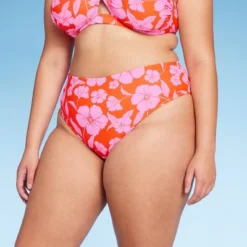 Women's High Leg Extra Cheeky Low-Rise Bikini Bottom - Wild Fable™ Orange/Pink Tropical Print 11 Women's High Leg Extra Cheeky Low-Rise Bikini Bottom - Wild Fable™ Orange/Pink Tropical Print -Wild Fable Shop GUEST ee681f11 e039 4acc 9ace ba724255f4a7