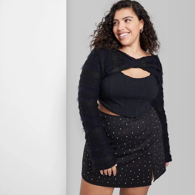 Women's Long Sleeve Party Shrug Sweater - Wild Fable™ 5 Women's Long Sleeve Party Shrug Sweater - Wild Fable™ - Image 3