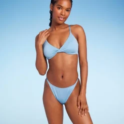 Women's Low-Rise Cheeky High Leg Bikini Bottom - Wild Fable™ Blue Lurex 8 Women's Low-Rise Cheeky High Leg Bikini Bottom - Wild Fable™ Blue Lurex -Wild Fable Shop GUEST f3940934 cff5 4ff3 96eb c04dd5352737