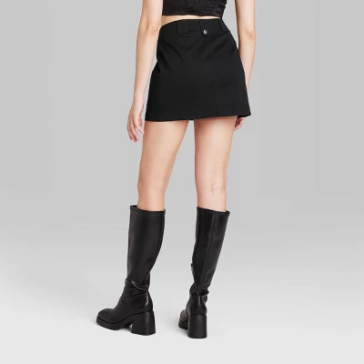 Women's Cargo Utility A-Line Mini Skirt - Wild Fable™ 4 Women's Cargo Utility A-Line Mini Skirt - Wild Fable™ - Image 2