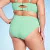 Women's Mid-Rise High Leg Cheeky Lurex Bikini Bottom - Wild Fable™ Mint Green 2 Women's Mid-Rise High Leg Cheeky Lurex Bikini Bottom - Wild Fable™ Mint Green -Wild Fable Shop GUEST f65961ba 34b2 4402 a898 c889acff029a