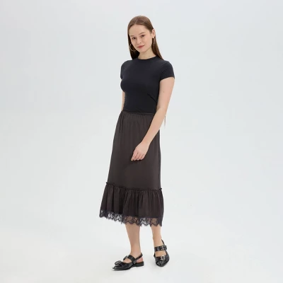 Women's Satin Midi Skirt - Wild Fable™ 4 Women's Satin Midi Skirt - Wild Fable™ - Image 2