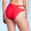 Women's Side Cut Out Mid-Rise High Leg Cheeky Bikini Bottom - Wild Fable™ Red -Wild Fable Shop GUEST fa4e6bdf 8e34 43bf 9d38 ff876be0500d