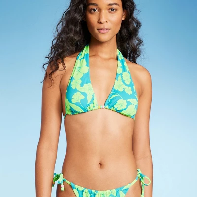 Women's Bead Detail U-Neck Multi-Way Bralette Bikini Top - Wild Fable™ Multi Tropical Print 5 Women's Bead Detail U-Neck Multi-Way Bralette Bikini Top - Wild Fable™ Multi Tropical Print - Image 3